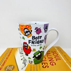 Wacky Woollies Best Friends Ireland Sheep Humor Coffee Cup Mug 12oz